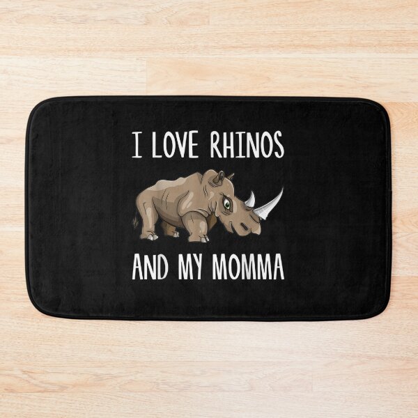 Item preview, I Love Rhinos And My Momma Mom Mother Mama Rhinoceros Quote designed and sold by anniet33.