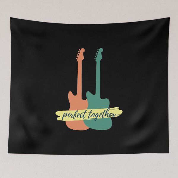 Item preview, Perfect Together Offset Style Electric Guitars Silhouette designed and sold by nightsworthy.