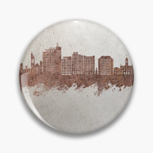 Aperçu de l'œuvre Portland Maine Skyline créée et vendue par ArtPrints.