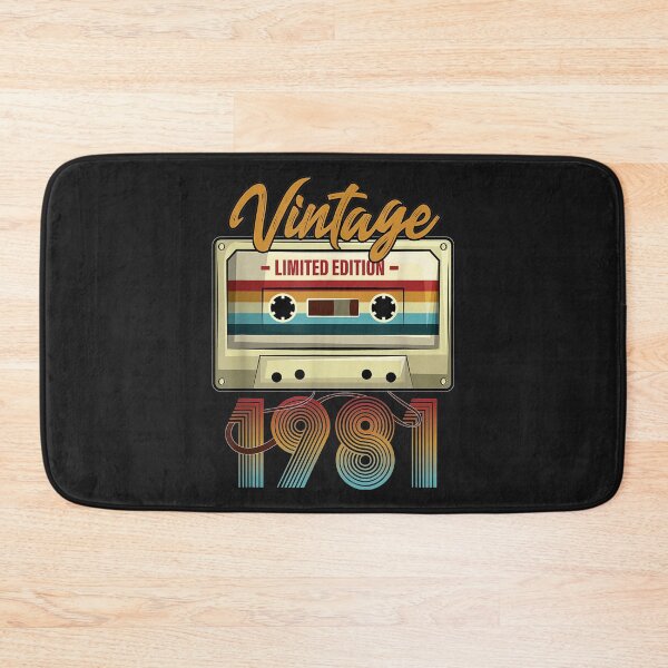 Item preview, Vintage 1981 40th birthday cassette tape for men women Bday designed and sold by sara4ly.