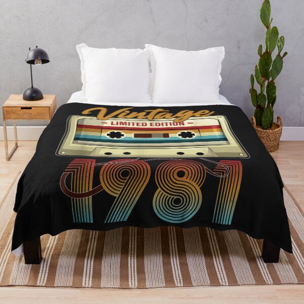 Item preview, Vintage 1981 40th birthday cassette tape for men women Bday designed and sold by sara4ly.