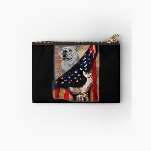 Item preview, English Bulldog American Flag 4th Of July Dog Lover designed and sold by anniet33.