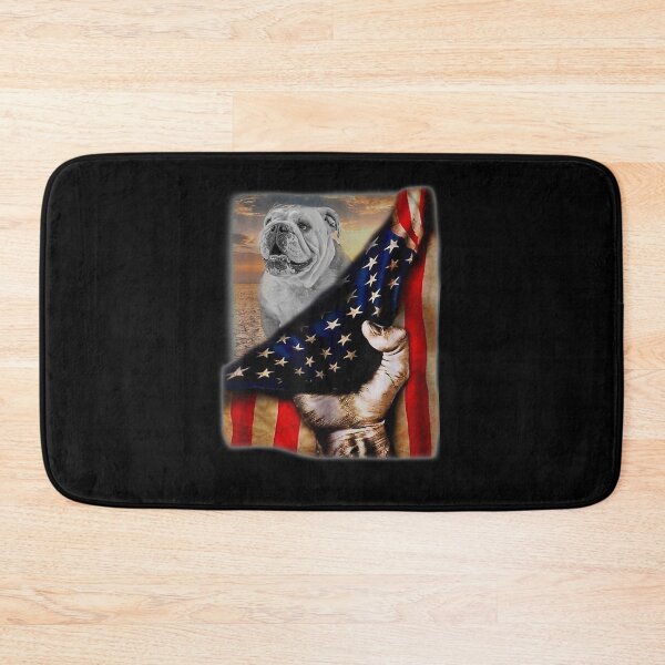 Item preview, English Bulldog American Flag 4th Of July Dog Lover designed and sold by anniet33.