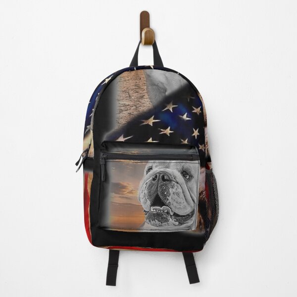 Item preview, English Bulldog American Flag 4th Of July Dog Lover designed and sold by anniet33.