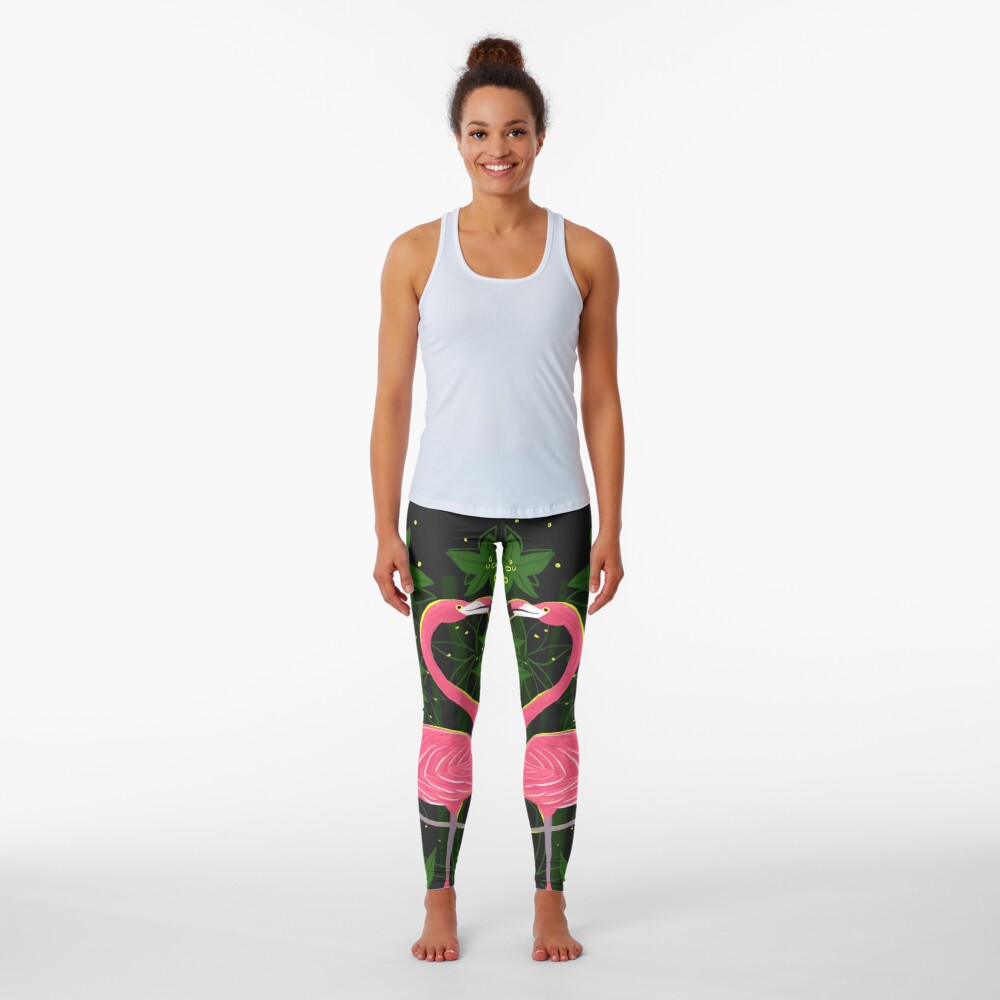 flamingo leggings