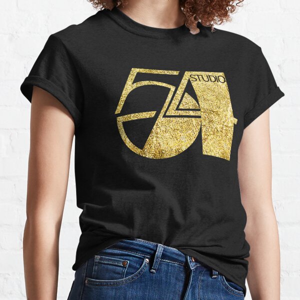 studio 54, gold disco, vintage glitter 54 Classic T-Shirt