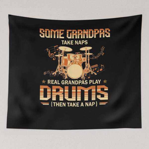 Item preview, Real Grandpas Play Drums Then Take A Nap Father's Day designed and sold by anniet33.