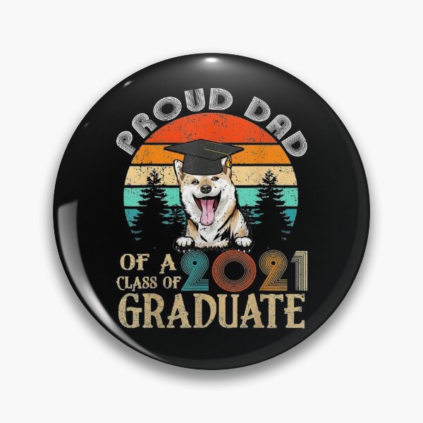 Item preview, Proud Dad Of A Class Of 2021 Graduate Shiba Inu designed and sold by anniet33.
