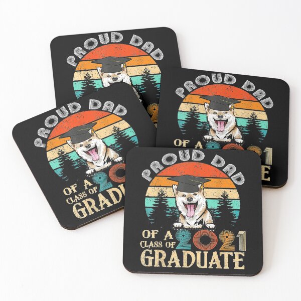 Item preview, Proud Dad Of A Class Of 2021 Graduate Shiba Inu designed and sold by anniet33.