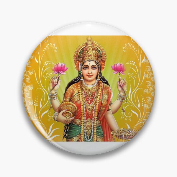 Item preview, Hindu Goddess Lakshmi Hindi Mata Diwali Indian Textile Pattern designed and sold by Popular-Gifts.
