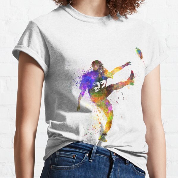 American Football kicker. NFL player kicking the ball T-Shirt by  StockPhotosArt Com - Pixels