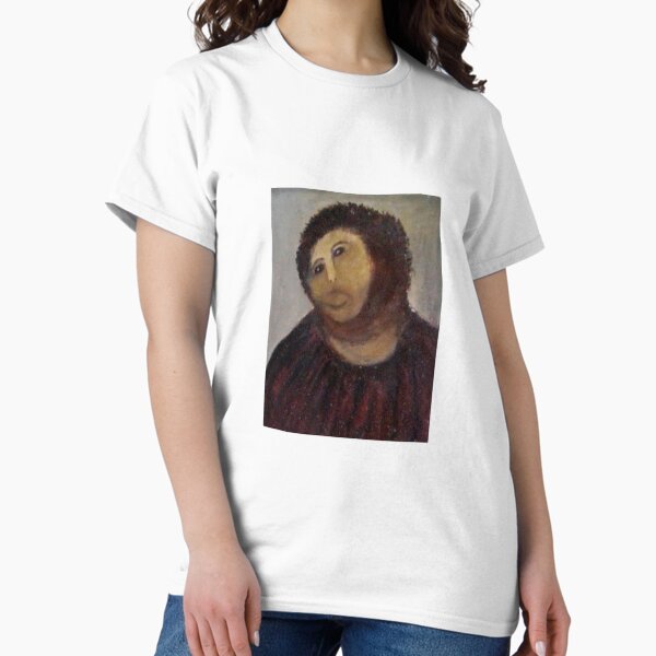 Vista previa del artículo con la obra «Mono Jesús», diseñado y vendido por AskBeeves.