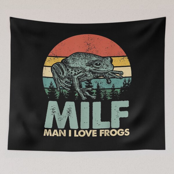 Item preview, Funny Milf Man I Love Frogs Saying Frog Amphibian Lovers designed and sold by maizreo.