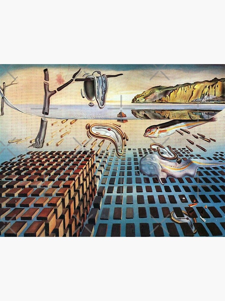 Discover The Disintegration of the Persistence of Memory--- SALVADOR DALÍ Premium Matte Vertical Poster