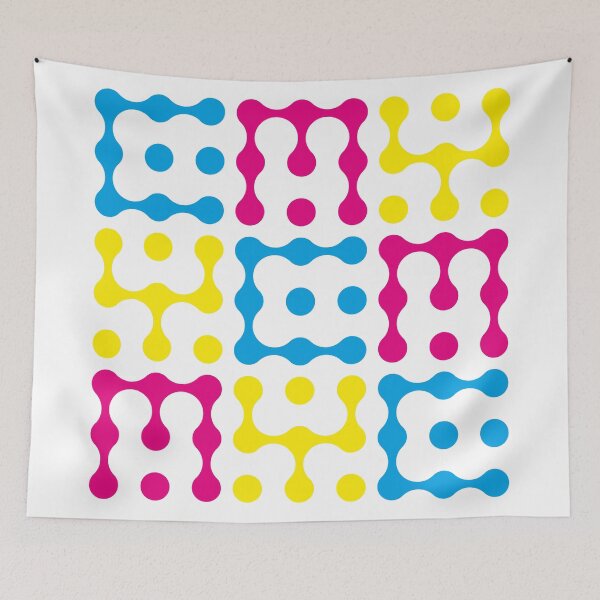 Item preview, CMY Metaball Typography designed and sold by John Uttley.