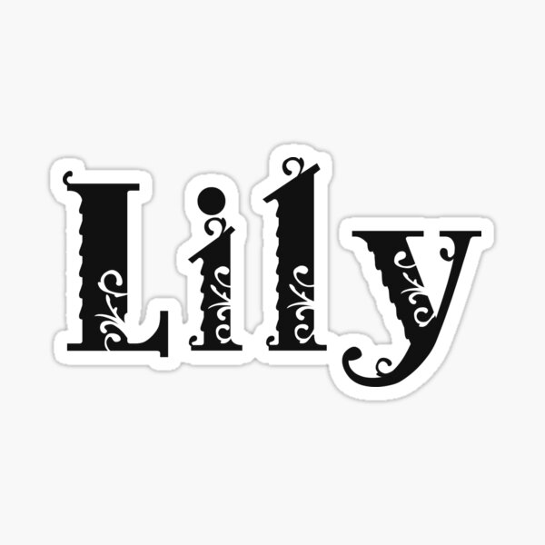 Lily Sticker