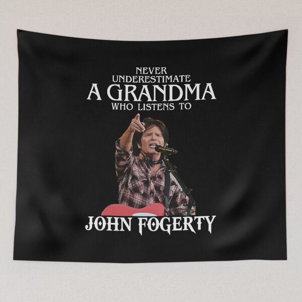 Item preview, Vintage Never Underestimate A Woman Who Listens to John Fogerty designed and sold by JavonTowne.
