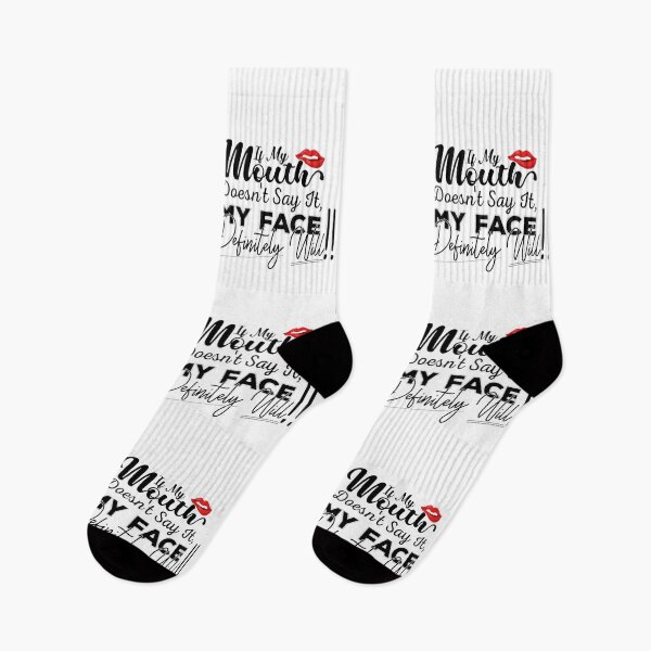 Item preview, If My Mouth Doesn't Say It My Face Definitely Will - Funny Summer Sayings Quotes Sarcastic Gift designed and sold by ALITOPRINCE.
