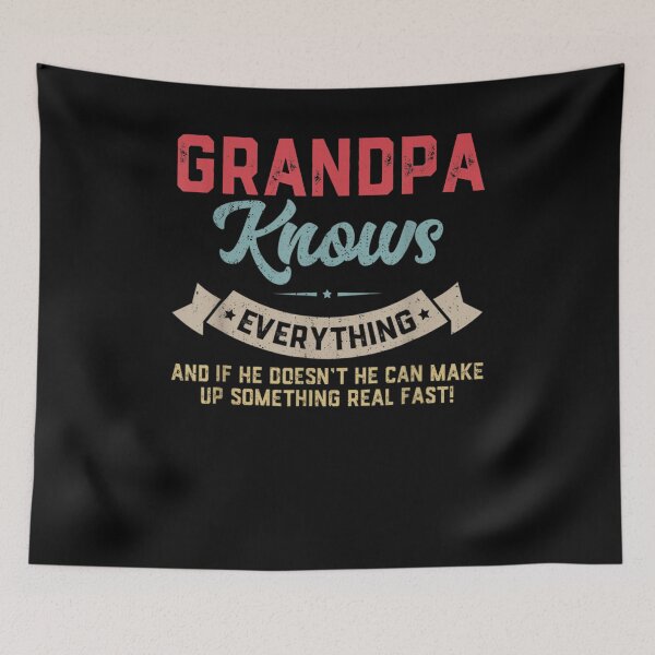 Item preview, Grandpa Know Everything Vintage Grandpa Daddy designed and sold by maizreo.