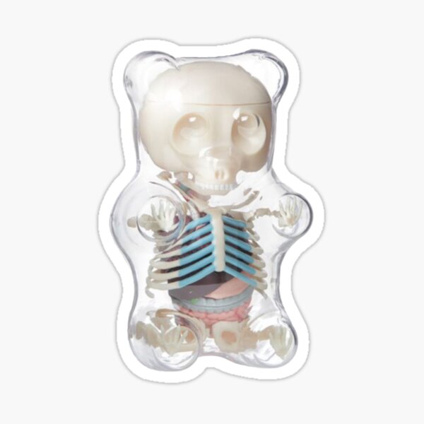 Jelly Baby X-Ray Sticker
