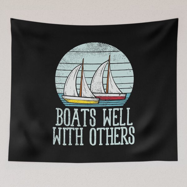 Item preview, Boats Well With Others Nautical designed and sold by Bricke.