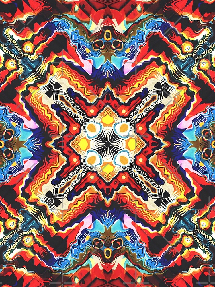 Colorful Tribal Motif by perkinsdesigns