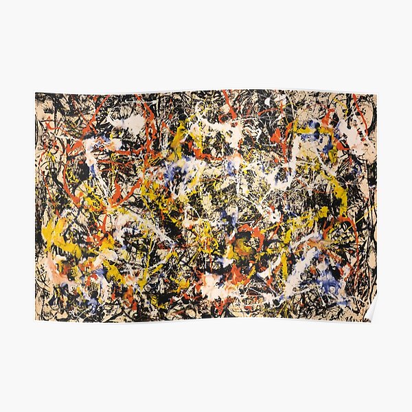 Jackson Pollock--- Convergence Poster