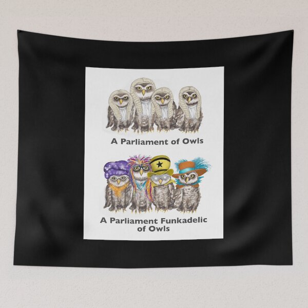 Item preview, A Parliament Funkadelic of Owls designed and sold by FunkadelicBand.