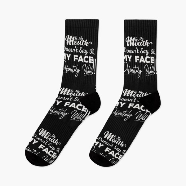 Item preview, If My Mouth Doesn't Say It My Face Definitely Will - Funny Summer Sayings Quotes Sarcastic Gift designed and sold by ALITOPRINCE.