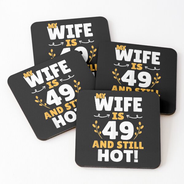 Aperçu de l'œuvre Mens My Loving Wife a 49 ans et toujours chaud 49e anniversaire créée et vendue par maizreo.