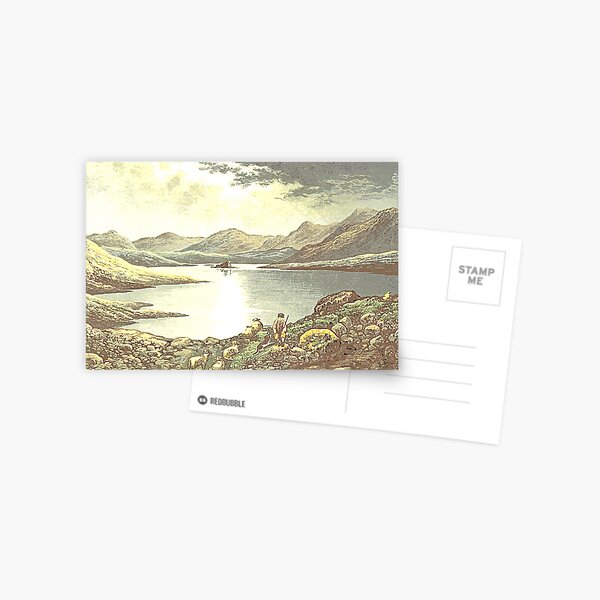 Item preview, Vintage Illustration of Loch Doon, Scotland designed and sold by yourscotland.