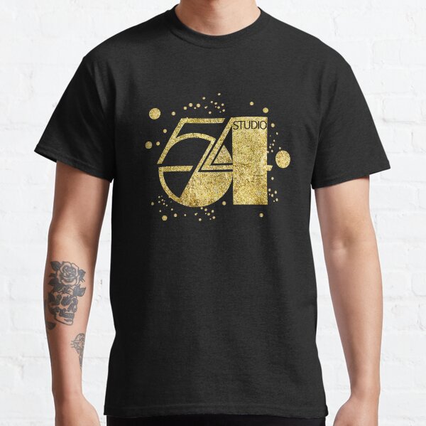 studio 54, gold disco, vintage glitter 54 Classic T-Shirt