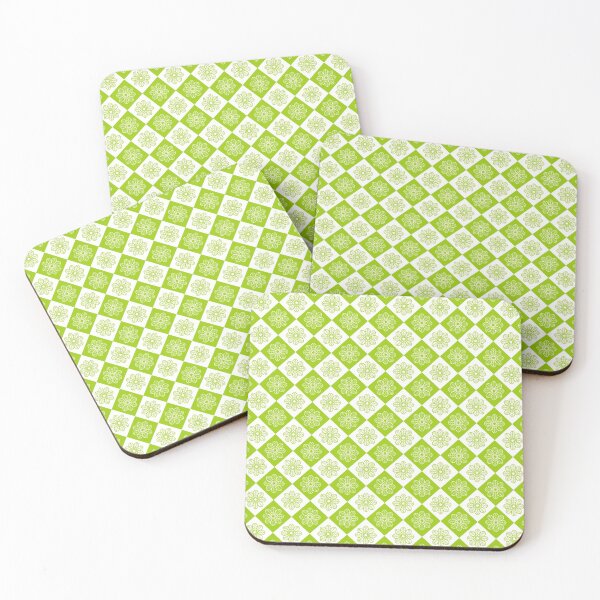 Item preview, ornamental green flowers floral design designed and sold by sbrstore.