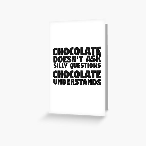 Chocolate Candy Greeting Cards for Sale