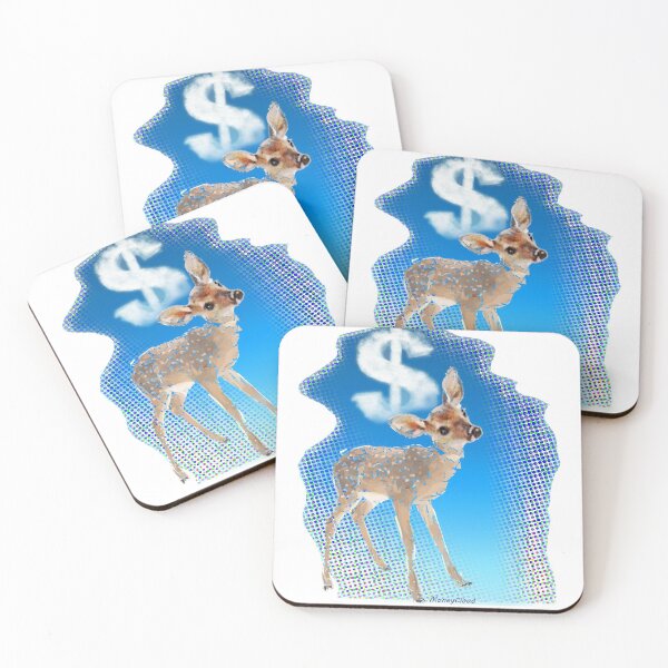 Item preview, The Money Dream Baby Deer (Dollars Cloud) by ACCI designed and sold by VanyssaGraphics.