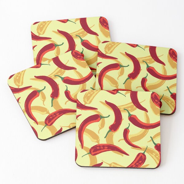 Item preview, Red Chili Pepper Pattern designed and sold by Careful Disorder.