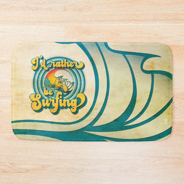 Item preview, Rather be Surfing, Retro Style Summer Time Life Quotes designed and sold by etoide.