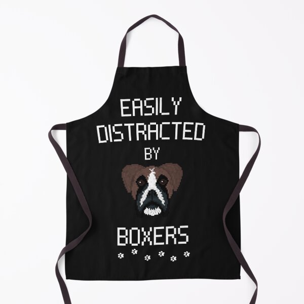 Item preview, Easily distracted by Boxers - Dog Person - Boxer lover Pixel art designed and sold by For the love of Pixels.