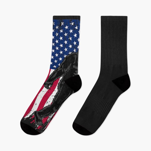 Item preview, Vintage Bigfoot American Flag Art 4th of July Party designed and sold by sara4ly.