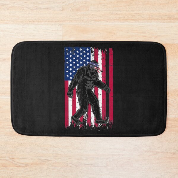 Item preview, Vintage Bigfoot American Flag Art 4th of July Party designed and sold by sara4ly.