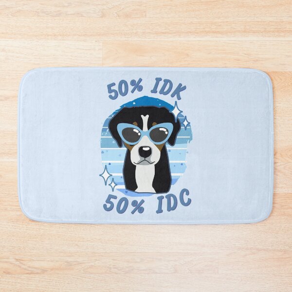 Item preview, 50% IDK 50%IDC Doberman Wearing Sunglasses designed and sold by sunnyxvibesss.