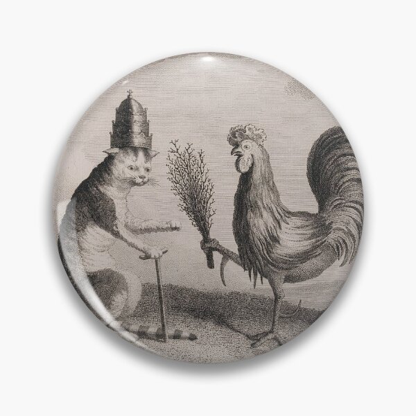 Item preview, Le traité de paix avec Rome - Pope Cat and Rooster Napoleon (1797) designed and sold by Karcer.
