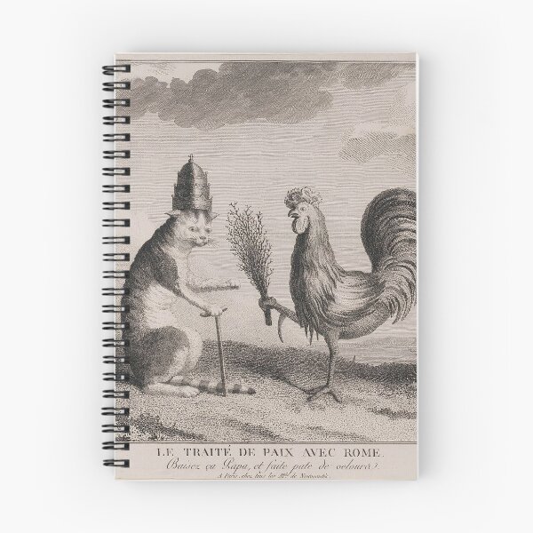 Item preview, Le traité de paix avec Rome - Pope Cat and Rooster Napoleon (1797) designed and sold by Karcer.