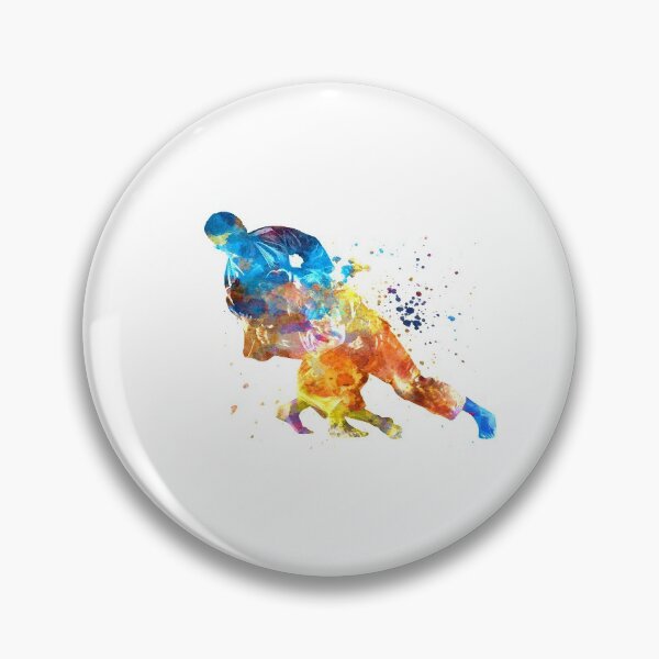Item preview, Judo martial art in watercolor designed and sold by paulrommer.