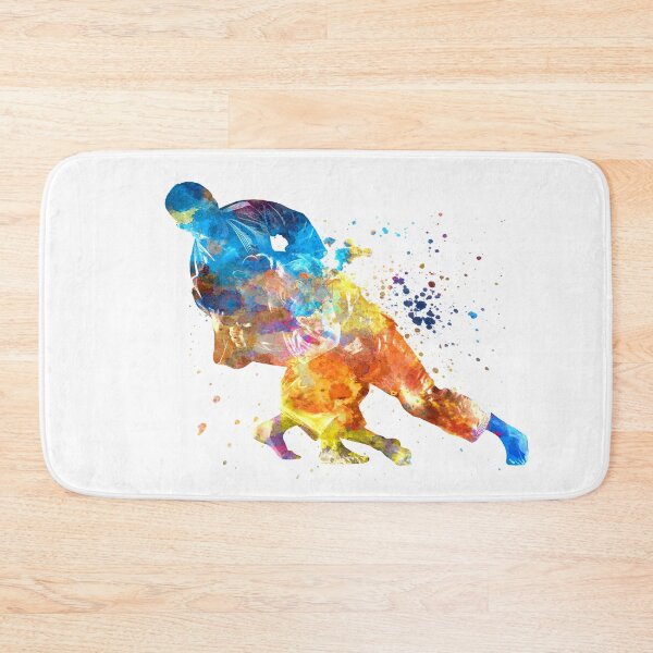Item preview, Judo martial art in watercolor designed and sold by paulrommer.