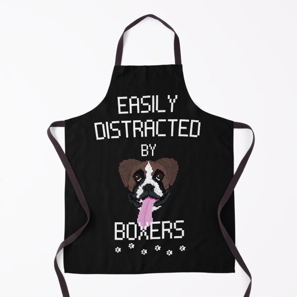 Item preview, Easily distracted by Boxers - Dog Person - Boxer lover Pixel art designed and sold by For the love of Pixels.