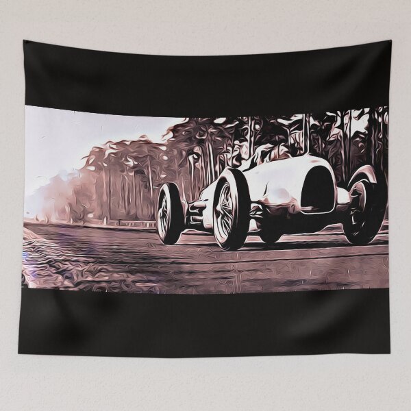 Item preview, Auto Union Type A 1934 Poster - Silver Arrow Classic Grand Prix Art designed and sold by Road To Track.