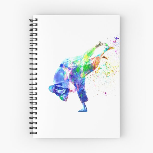 Item preview, Judo martial art in watercolor designed and sold by paulrommer.