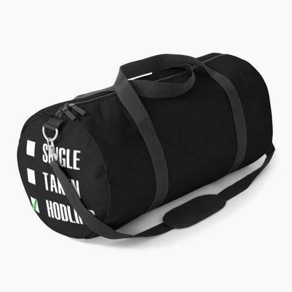 Item preview, Funny Single Taken Hodling Green tick check box - Sleek white and black typography design (dark mode) designed and sold by Deegital18.