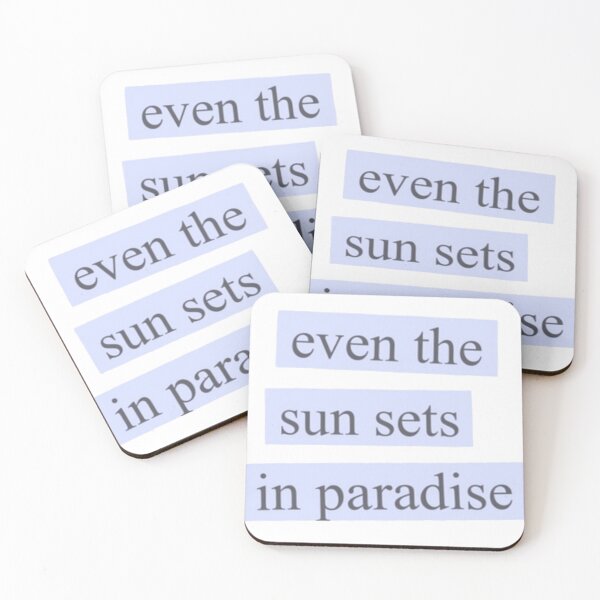 Item preview, Even The Sun Sets in Paradise designed and sold by Anmol08.